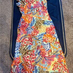 Sugarlips Colorful Floral Midi Dress